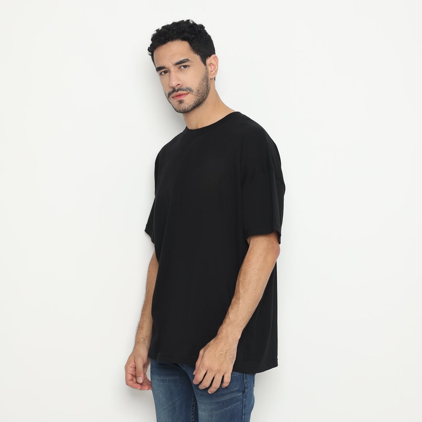 DAXS Boxy T-Shirt Alpha 1 Black