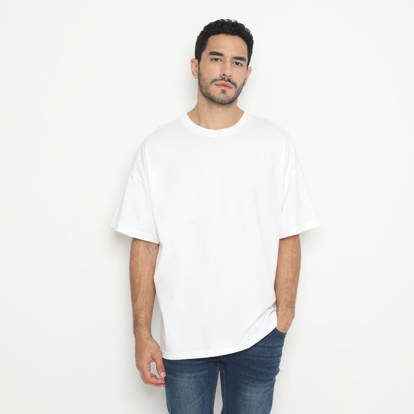 DAXS Boxy T-Shirt Alpha 1 White